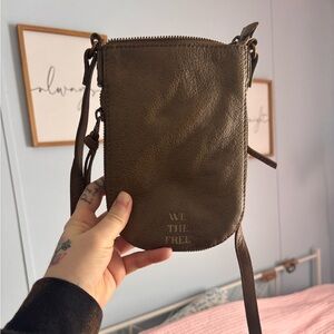 Free people crossbody wallet/phone holder